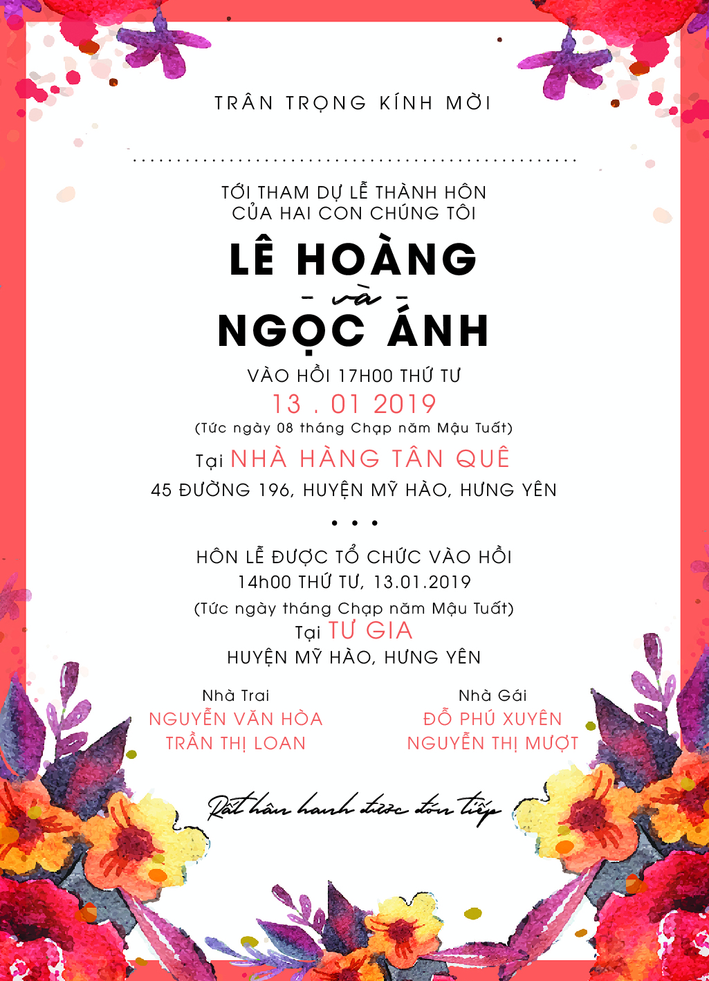 Thiệp cưới hiện đại Miền Bắc 135 x 185 2-01